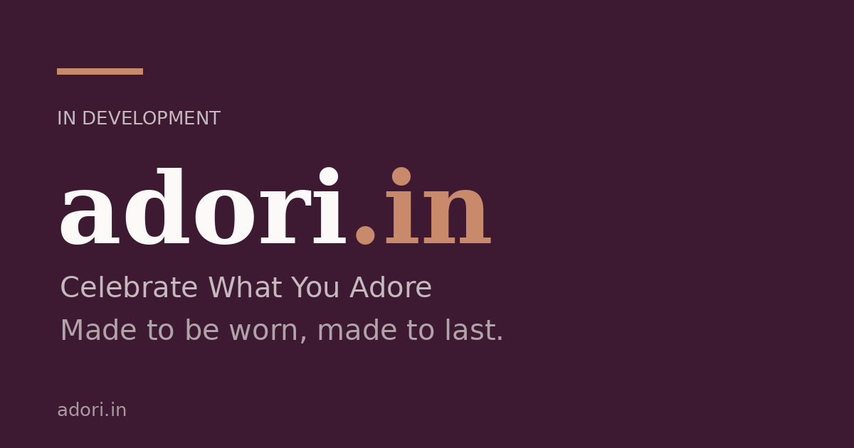 Link preview image for adori.in